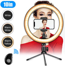 Load image into Gallery viewer, Ring fill light 10 inch Selfie whitening light
