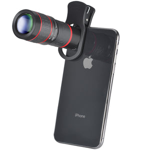 Cell Phone Camera Lens, 20X Zoom Telephoto Lens, HD Smartphone Lens for iPhone, Samsung, Android, Monocular Telescope