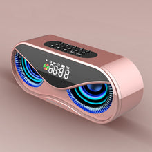 Load image into Gallery viewer, Colorful lights, dual speakers, digital buttons, song, Bluetooth speaker
