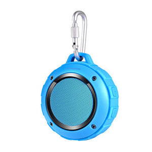 Outdoor Waterproof Bluetooth Speaker, Wireless Portable Mini Shower Travel Speaker with Subwoofer, Enhanced Bass, Built in Mic for Sports, Pool, Beach, Hiking, Camping