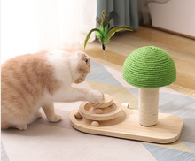 Load image into Gallery viewer, Pet Cat Tree Toys Cat Scratch Post Pet Furniture Scratching Post Cats Claw Scratcher Double Sisal Balls Cat Accessories
