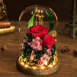 Eternal  Rose Glass Flower