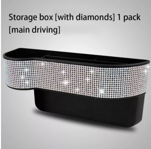 Car Accessories Diamond-studded Seat Storage Box