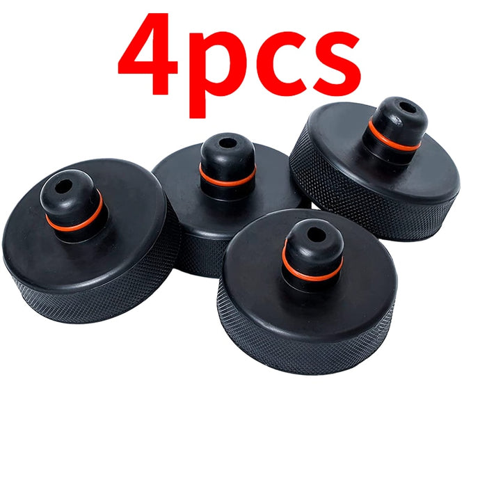4Pcs Car Rubber Lifting Jack Pad Adapter Tool Chassis W/ Storage Case Suitable For Tesla Model 3 Model S Model X Car Accessories