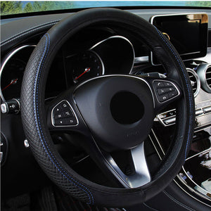 Steering Wheel Cover Braid On The Steering Wheel Cover Cubre Volante Auto Car Wheel Cover Car Accessories