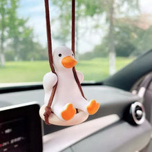 Load image into Gallery viewer, Kawaii Car Hanging Pendant Rearview Mirror Decoration Ornaments Creative Cool Duck Automoblie Decor Car Interior Accessories
