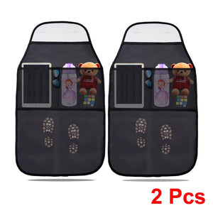 2 PCS Car Seat Back Protector Cover for Children Kids Baby Anti Mud Dirt Auto Seat Cover Anti Kick Mat Pad Seat Cover Car Accessories